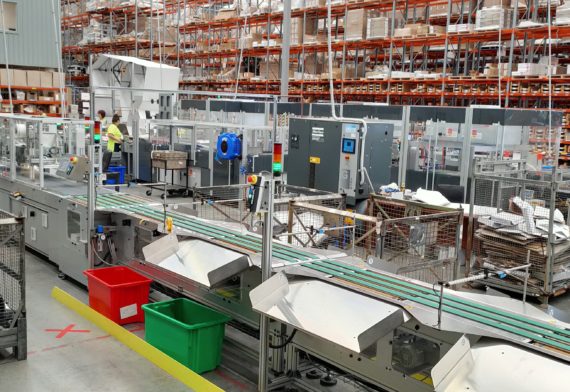 QS Warehouse AU - Automated sorting shutes for carriers