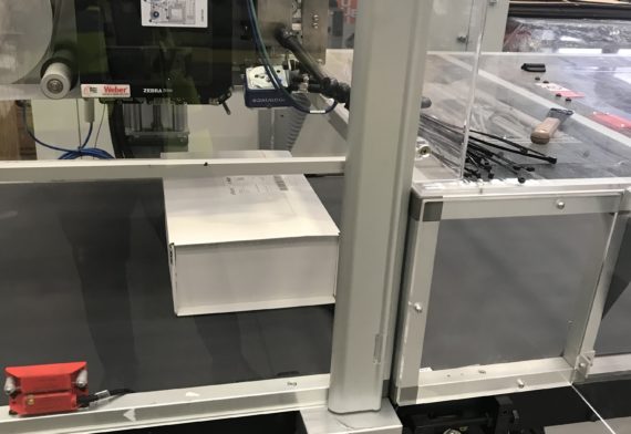 QS Warehouse AU - Automated shipping label printer (carton wrap machine)